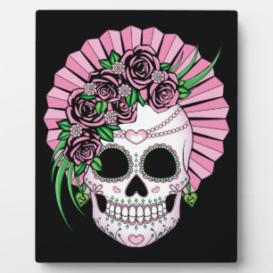 Lady Sugar Skull Fotoplatte
