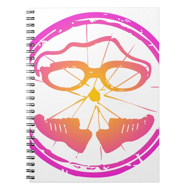 Lady Triathlon Notizblock (Vorderseite)