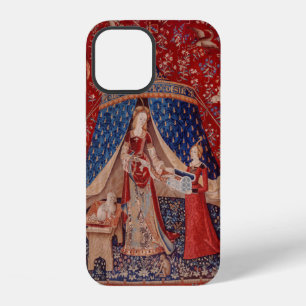 Lady und Einhorn Mittelalter-Teppich Wunsch iPhone 12 Hülle