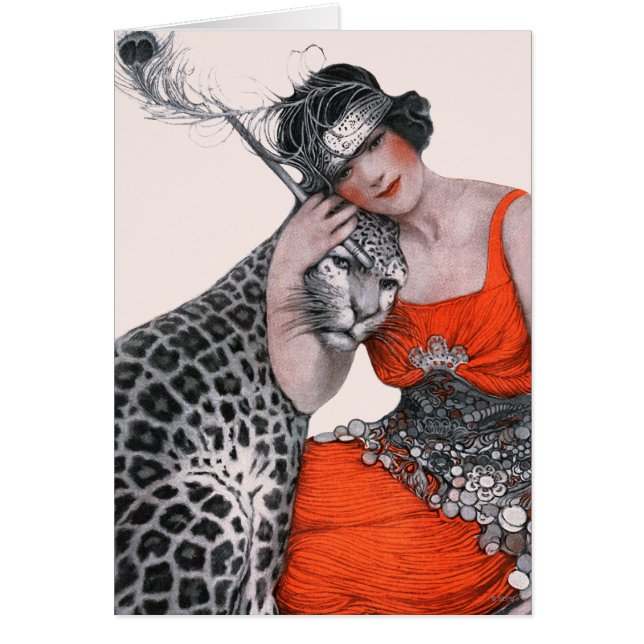 Lady und Leopard (Vorne)