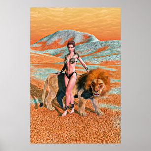 Lady und Lion Poster