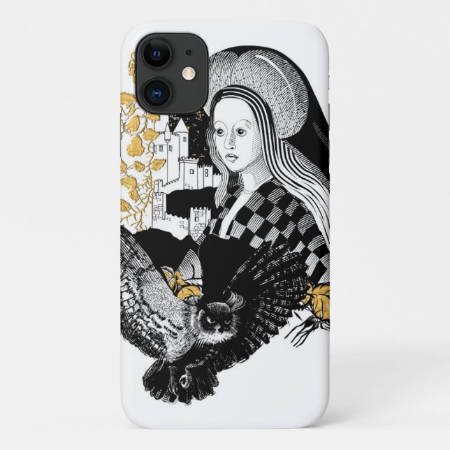 Lady und Nachteule Case-Mate iPhone Hülle (Rückseite)