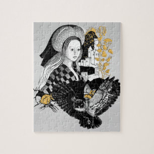 Lady und Nachteule Puzzle