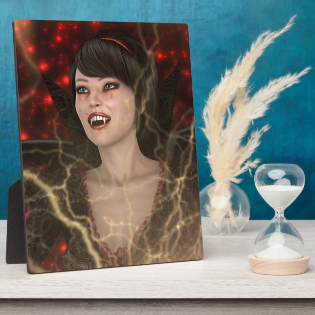 Lady Vamp Fotoplatte (Seite)