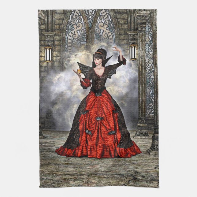 Lady Vamp Handtuch (Vertikal)