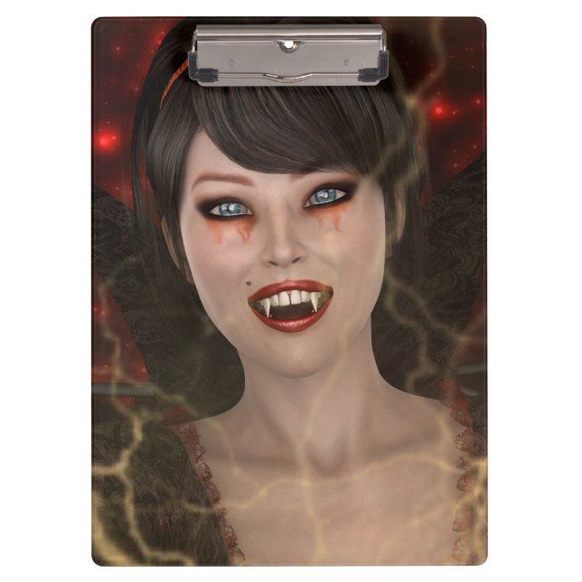 Lady Vamp Klemmbrett (Vorderseite)