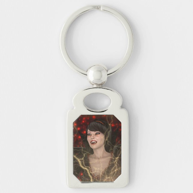 Lady Vamp Schlüsselanhänger (Vorderseite)
