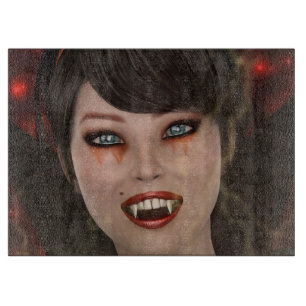 Lady Vamp Schneidebrett