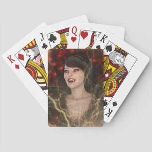 Lady Vamp Spielkarten
