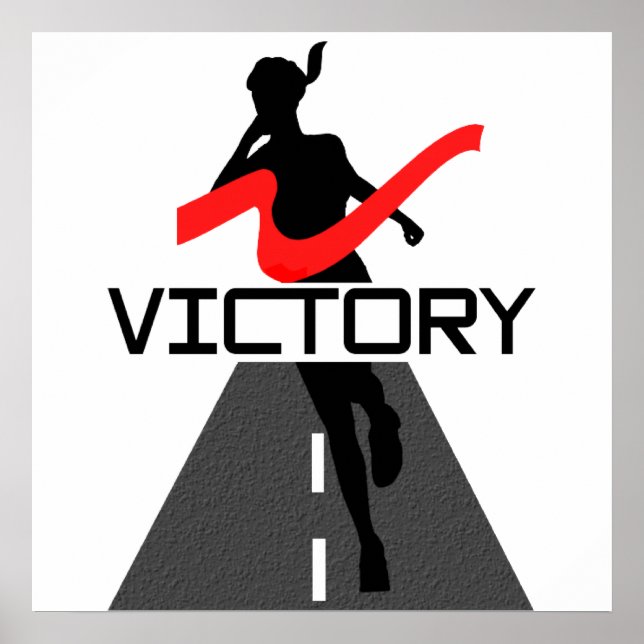 Lady Victory Runner Poster (Vorne)