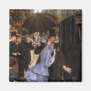 Lady Viktorianisch Traveller Magnet