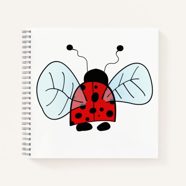 Lady-Vogel Notizbuch (Vorderseite)