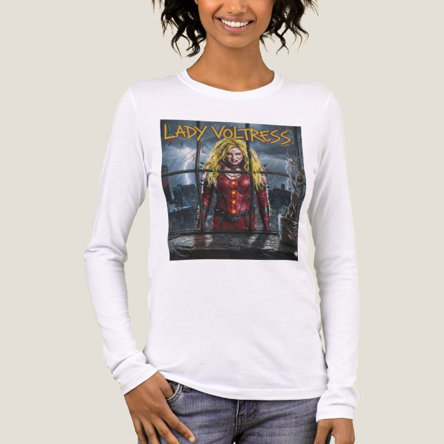 Lady Voltress Tri-Blend Shirt (Vorderseite)