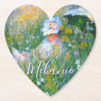 Lady von Claude Monet Painting Dans La Prairie