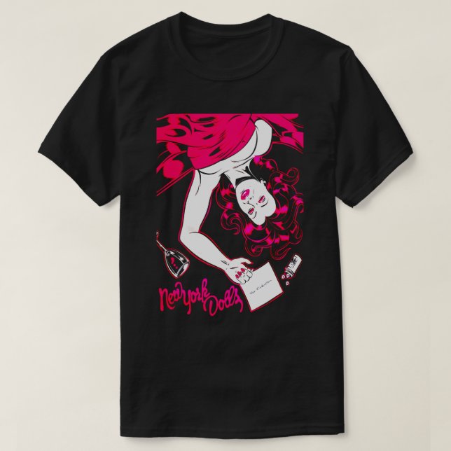 Lady von New York Doll (Pink) T-Shirt (Design vorne)