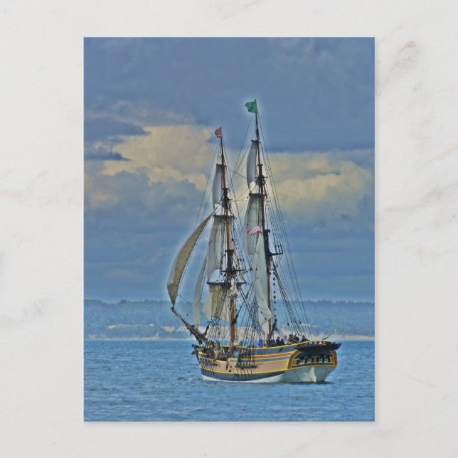 Lady Washington Postkarte (Vorderseite)