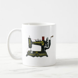 Lady Washington Vintage Nähmaschinen-Tasse Kaffeetasse