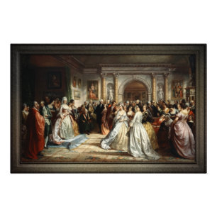 Lady Washingtons Empfang Day von D. Huntington Fotodruck