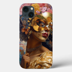 Lady Wear Mask Black Fantasy Art Case-Mate iPhone Hülle