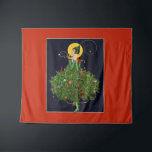 LADY with CHRISTMAS GIFTS ART DECO SCHÖNHEIT Wandteppich<br><div class="desc">Französisch Art Deco Abbildung 1914.,  Digitale Ausarbeitung von Bulgan Lumini.</div>