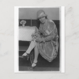Lady with Flask 1926 Postkarte