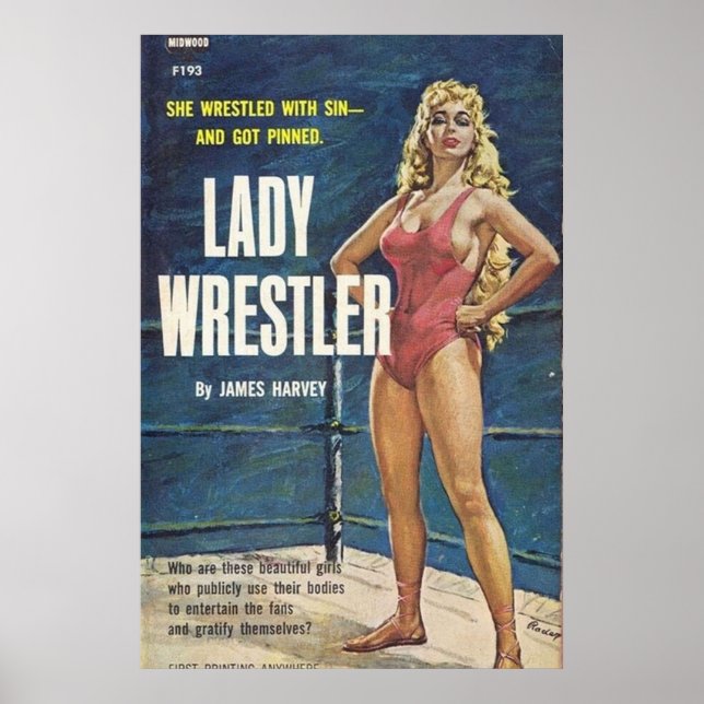 Lady Wrestler Poster (Vorne)