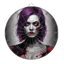 Lady Zombie Darts Dartscheibe