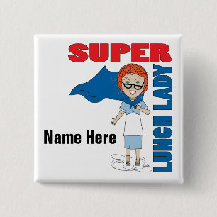 Lady zum Mittagessen - Lady zum Super Lunch Button