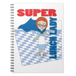 Lady zum Mittagessen - Lady zum Super Lunch Notizblock