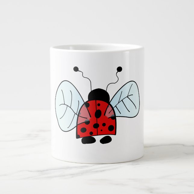 Ladybird Jumbo-Tasse (Vorderseite)