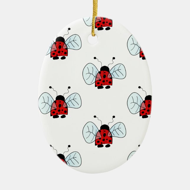 Ladybird Keramik Ornament (Vorne)