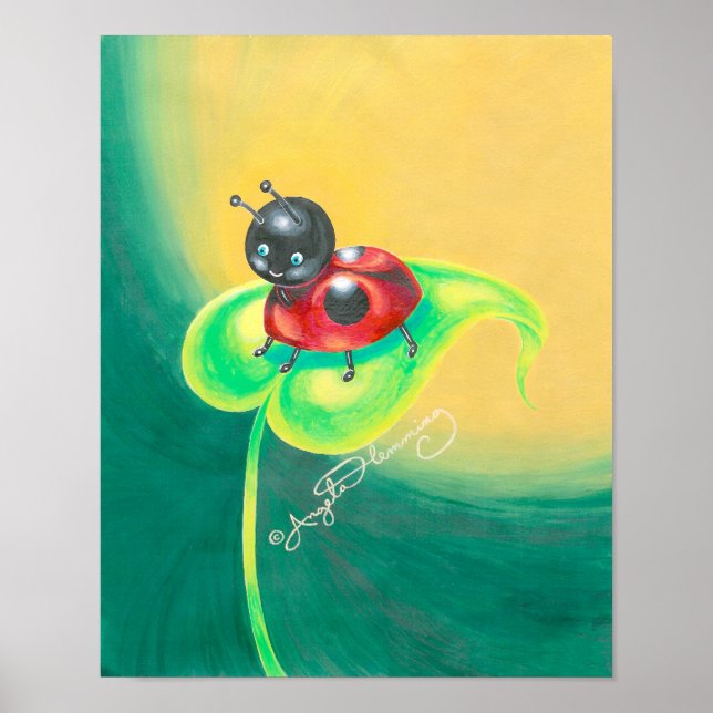 Ladybird, Ladybug, egal wie ich Niedlich bin Poster (Vorne)
