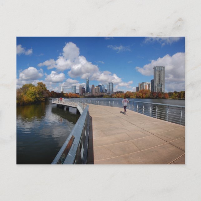 Ladybird Lake Boardwalk - Austin Postkarte (Vorderseite)