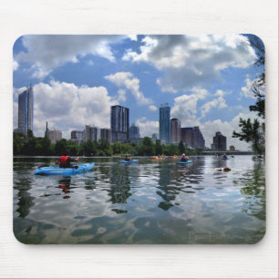 Ladybird Lake Kayaks and Dog Park - Austin, Texas Mousepad
