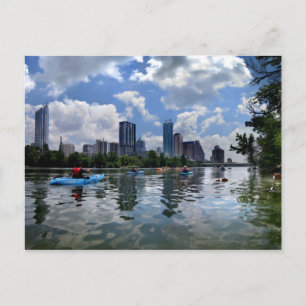 Ladybird Lake Kayaks and Dog Park - Austin, Texas Postkarte