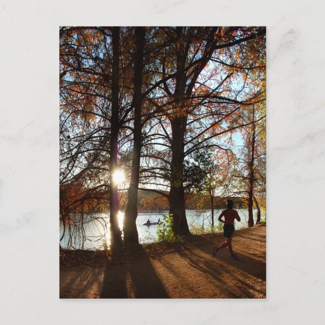 Ladybird Lake Running Trail - Austin, Texas Postkarte (Vorderseite)