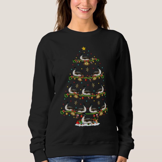 Ladybird   Light Xmas Santa Ladybird Christmas Tre Sweatshirt (Vorderseite)