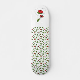 Ladybird-Muster Zeichnend Skateboard