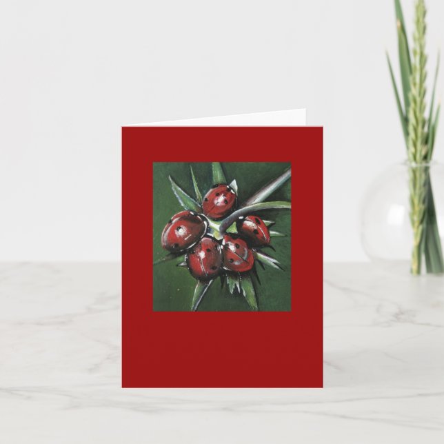 Ladybird Note card - Red Karte (Vorderseite)