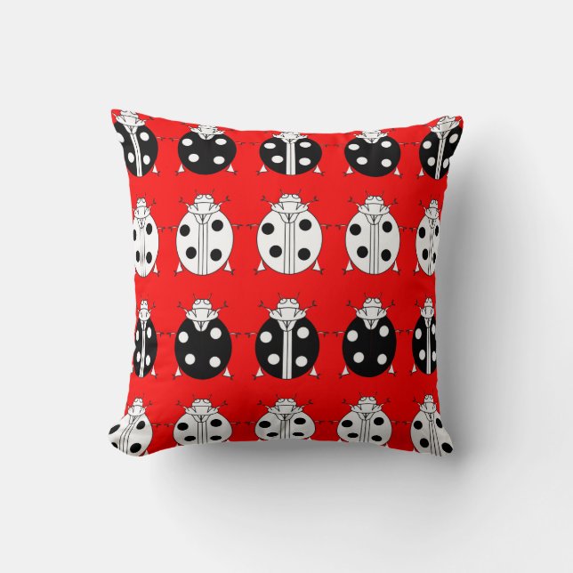 ladybirds pattern kissen (Vorderseite)