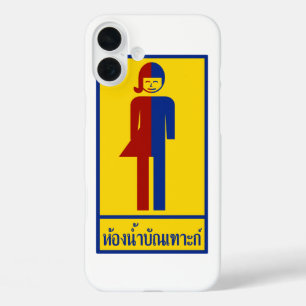 Ladyboy/Tomboy-Toilette ⚠ thailändisches ⚠ iPhone 16 Plus Hülle