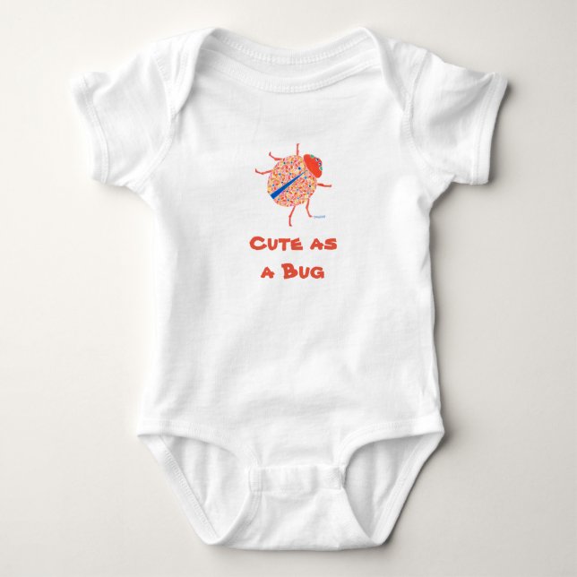 Ladybug 1-teilige Baby Bodysuit Strampler (Vorderseite)
