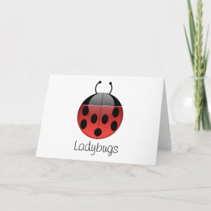 Ladybug 2 Grußkarte Karte