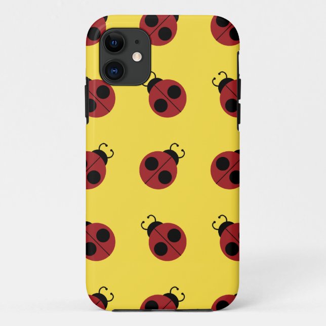 Ladybug 60er Retro cool Case-Mate iPhone Hülle (Rückseite)