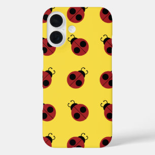Ladybug 60er Retro cool iPhone 16 Hülle