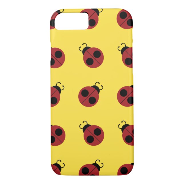 Ladybug 60er Retro cool Case-Mate iPhone Hülle (Rückseite)