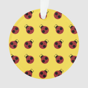 Ladybug 60er Retro cool Ornament