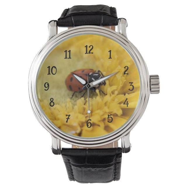 Ladybug Armbanduhr (Vorderseite)