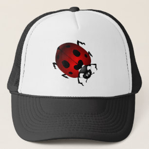Ladybug Art Caps Hats Ladybug Wildlife Art Hat Truckerkappe