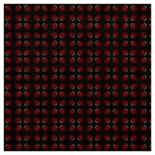 Ladybug Art Fabric Ladybird Fabric Cotton oder Pol Stoff